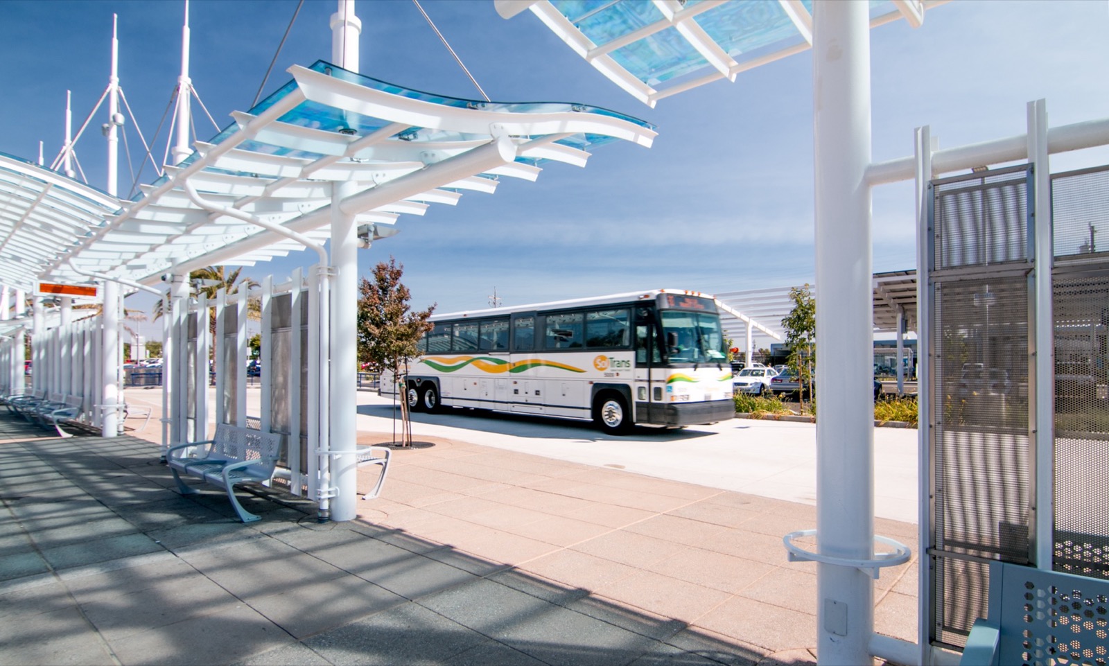 Architectural photography Transit Center Vallejo